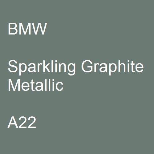 BMW, Sparkling Graphite Metallic, A22.